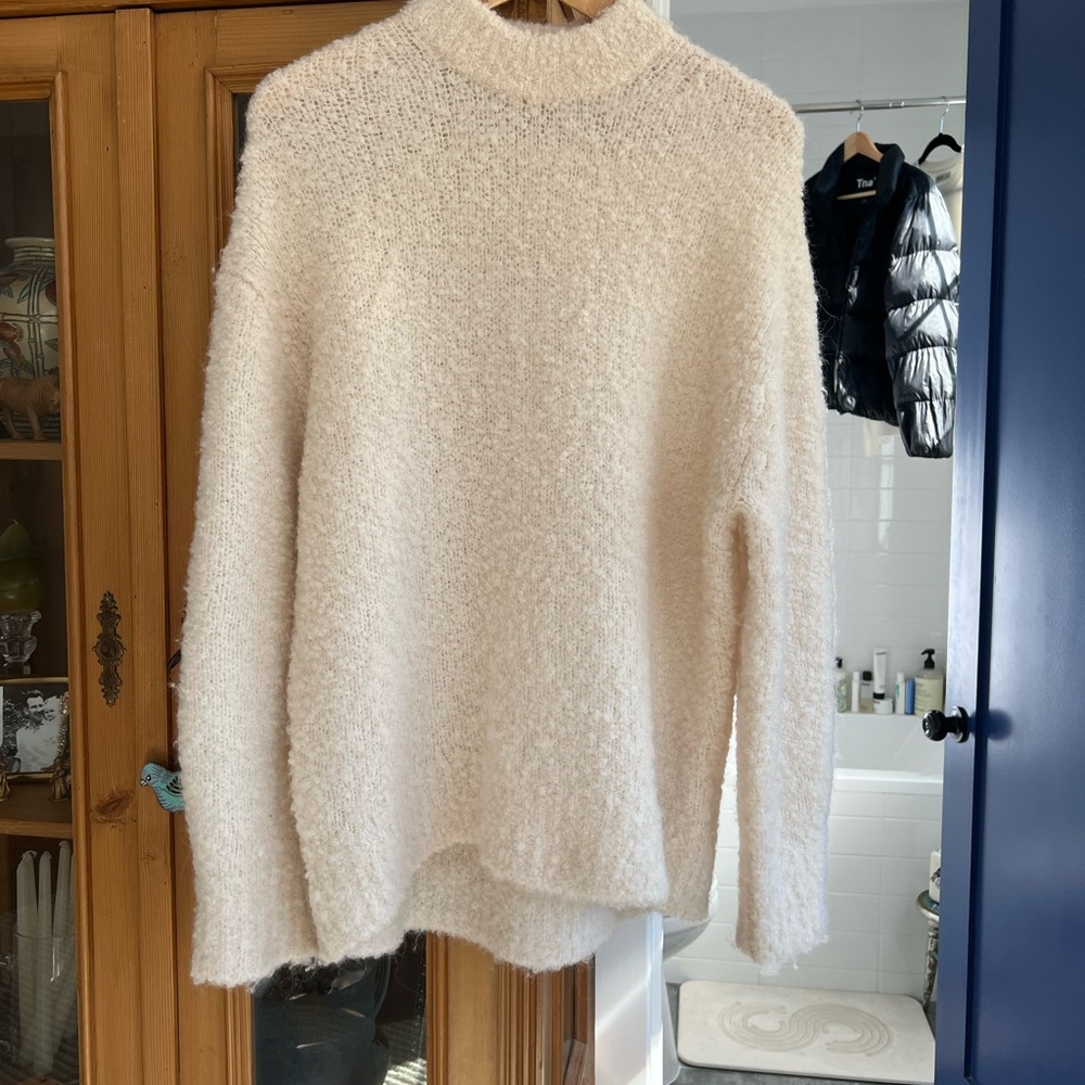 Madewell oversized Cream Sweater